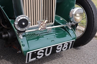 Lot 9 - 1937 MG TA