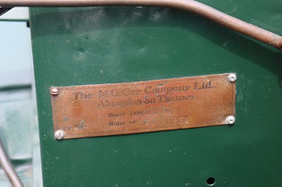 Lot 9 - 1937 MG TA