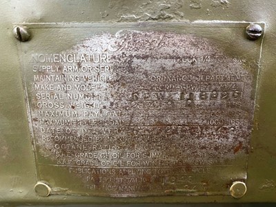 Lot 22 - 1943 Ford GPW Jeep