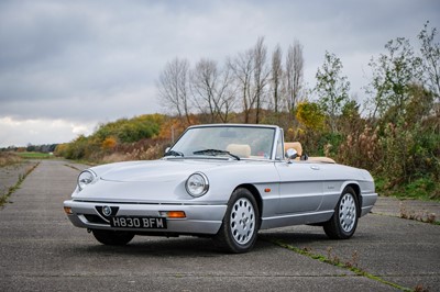 Lot 3 - 1991 Alfa Romeo Spider 2.0 S4