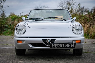 Lot 3 - 1991 Alfa Romeo Spider 2.0 S4