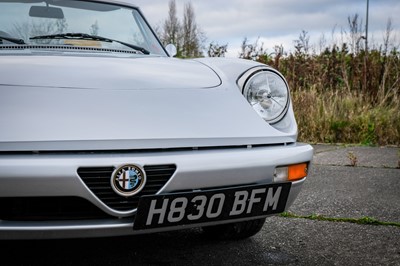 Lot 3 - 1991 Alfa Romeo Spider 2.0 S4