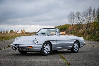 Lot 3 - 1991 Alfa Romeo Spider 2.0 S4