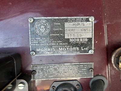 Lot 49 - 1949 Morris Minor MM Saloon