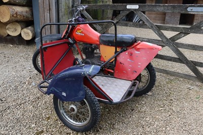Lot 295 - c.1985 Honda XR80 Sidecar