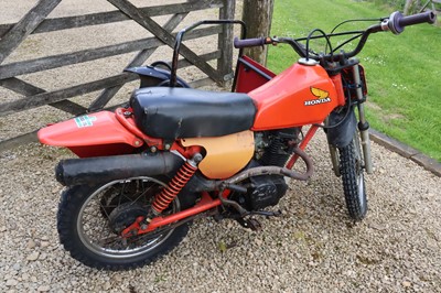 Lot 295 - c.1985 Honda XR80 Sidecar