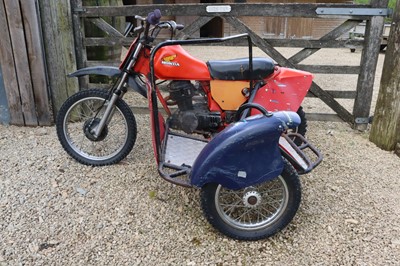 Lot 295 - c.1985 Honda XR80 Sidecar