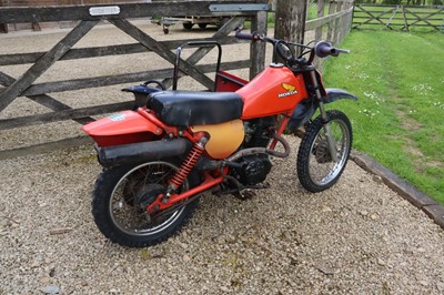 Lot 295 - c.1985 Honda XR80 Sidecar
