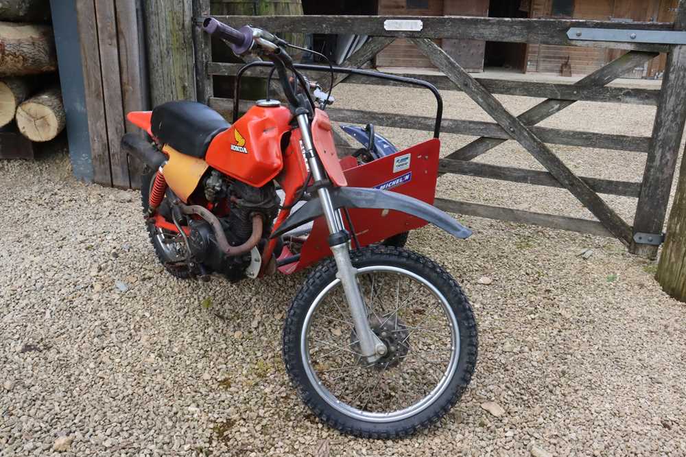 Lot 295 - c.1985 Honda XR80 Sidecar