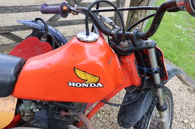 Lot 295 - c.1985 Honda XR80 Sidecar