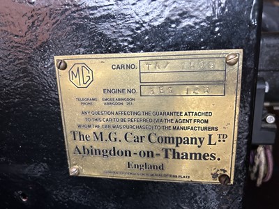 Lot 1937 MG TA