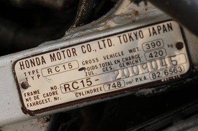 Lot 194 - 1984 Honda VF750FD