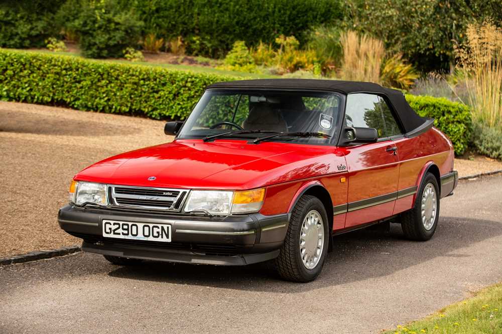 Lot 111 - 1990 Saab 900 Turbo 16 Convertible