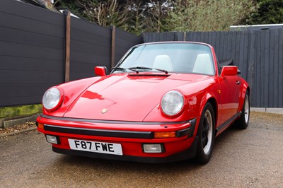 Lot 47 - 1989 Porsche 911 Carrera 3.2 Sport Cabriolet