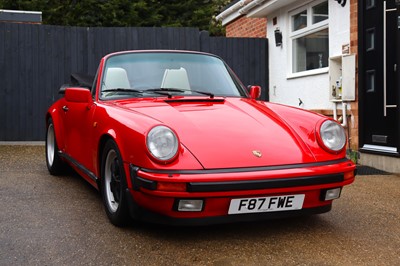 Lot 47 - 1989 Porsche 911 Carrera 3.2 Sport Cabriolet