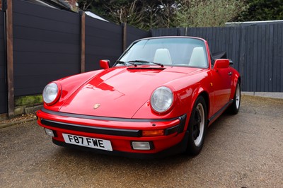 Lot 47 - 1989 Porsche 911 Carrera 3.2 Sport Cabriolet