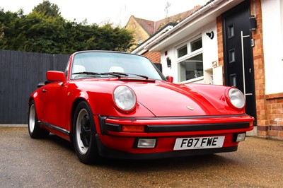 Lot 47 - 1989 Porsche 911 Carrera 3.2 Sport Cabriolet