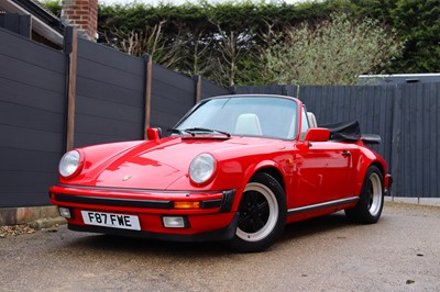 Lot 47 - 1989 Porsche 911 Carrera 3.2 Sport Cabriolet
