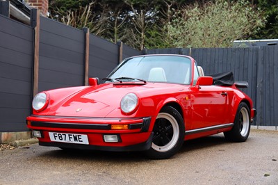 Lot 47 - 1989 Porsche 911 Carrera 3.2 Sport Cabriolet