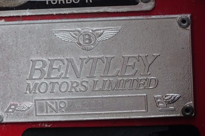 Lot 43 - 1987 Bentley Turbo R