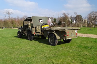 Lot 156 - 1944 Willys Jeep with Trailer