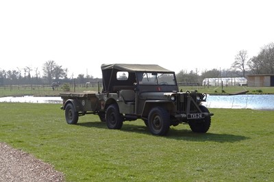 Lot 156 - 1944 Willys Jeep with Trailer
