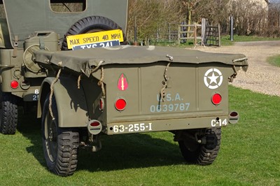 Lot 156 - 1944 Willys Jeep with Trailer