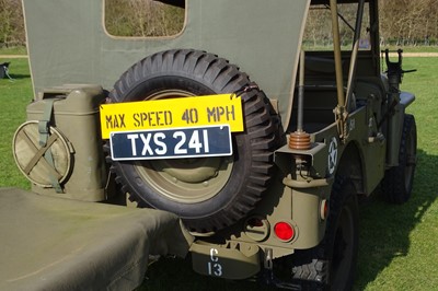 Lot 156 - 1944 Willys Jeep with Trailer