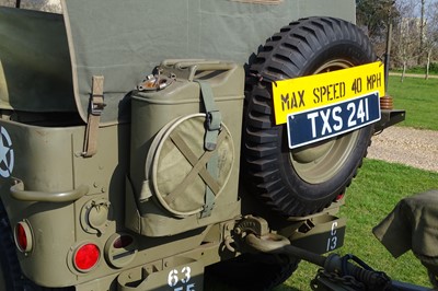 Lot 156 - 1944 Willys Jeep with Trailer