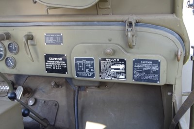 Lot 156 - 1944 Willys Jeep with Trailer