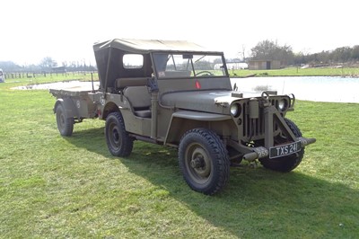 Lot 156 - 1944 Willys Jeep with Trailer