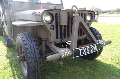 Lot 156 - 1944 Willys Jeep with Trailer