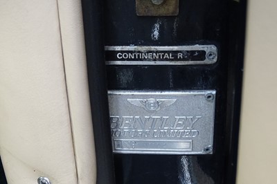Lot 123 - 1997 Bentley Continental R