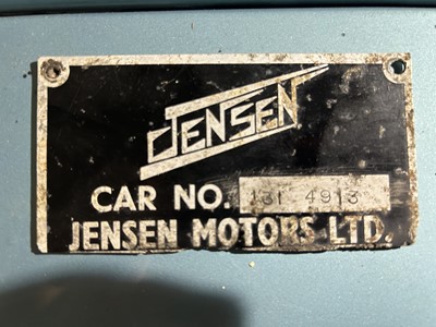 Lot 57 - 1972 Jensen Interceptor SP