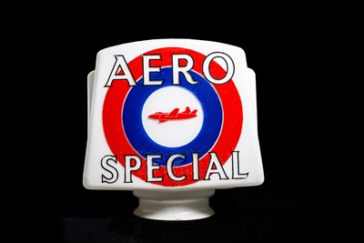 Lot 57 - Aero Special Glass Petrol Pump Globe