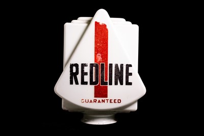 Lot 60 - Redline Guaranteed Glass Petrol Pump Globe