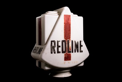 Lot 60 - Redline Guaranteed Glass Petrol Pump Globe