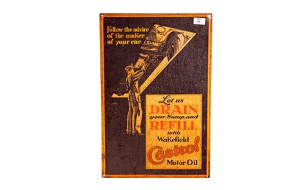 Lot 133 - Castrol Motor Oil Advertising Sign