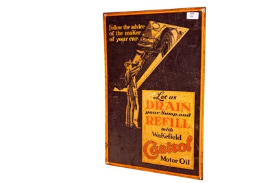 Lot 133 - Castrol Motor Oil Advertising Sign
