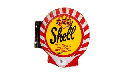 Lot 157 - Shell ‘Guaranteed Sealed’ Enamel Sign
