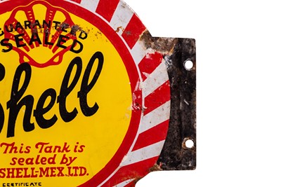 Lot 157 - Shell ‘Guaranteed Sealed’ Enamel Sign