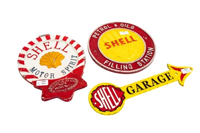Lot 237 - Three Shell Cast Garage Signs