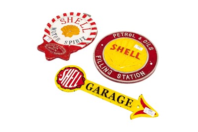 Lot 237 - Three Shell Cast Garage Signs
