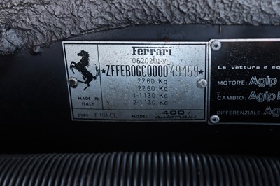 Lot 65 - 1984 Ferrari 400i