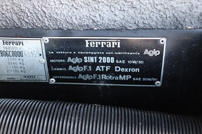 Lot 65 - 1984 Ferrari 400i