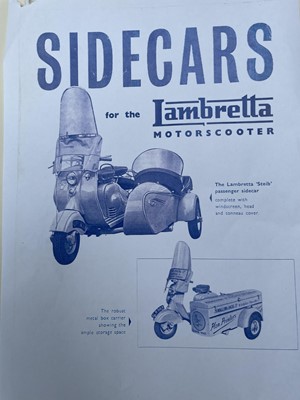 Lot 148 - 1956 Lambretta LD150 Mk2 Tradesman Steib Combination