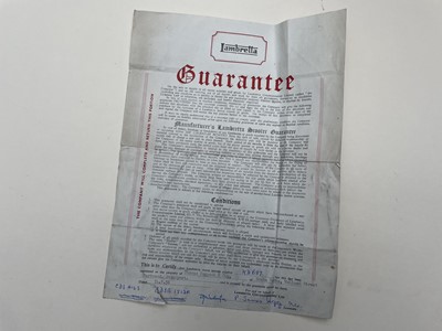 Lot 148 - 1956 Lambretta LD150 Mk2 Tradesman Steib Combination