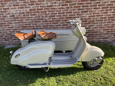 Lot 148 - 1956 Lambretta LD150 Mk2 Tradesman Steib Combination