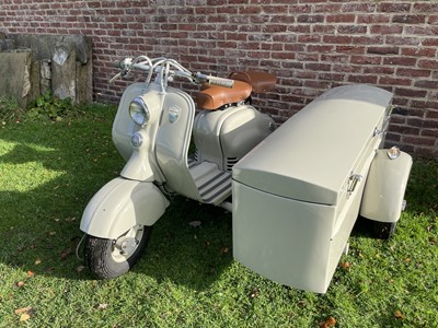 Lot 148 - 1956 Lambretta LD150 Mk2 Tradesman Steib Combination