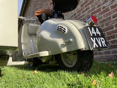 Lot 148 - 1956 Lambretta LD150 Mk2 Tradesman Steib Combination